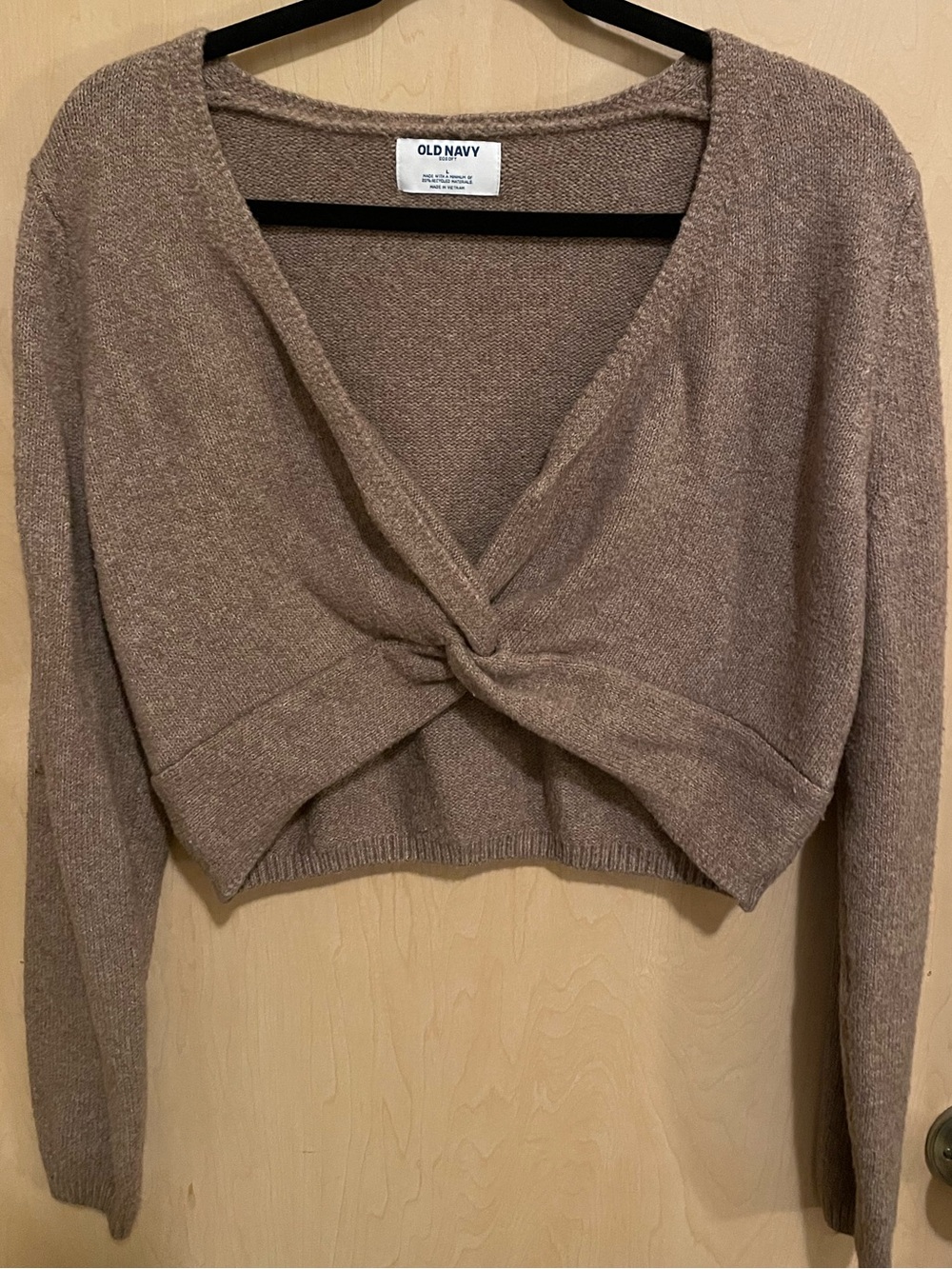 Old Navy Brown V-Neck Knit Sweater